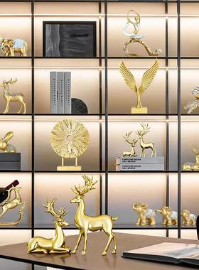 现代轻奢酒柜装饰品摆件电视柜博古架玄关办公室轻奢桌面工艺礼品