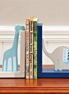 儿童书房书挡摆件可爱动物卡通书立架书靠家居装饰品样板房卧室书
