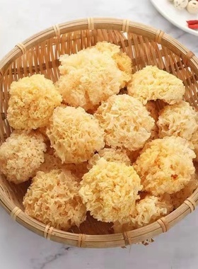 椴木小银耳干货无熏硫白木耳软糯易出胶古田农家特产胶质浓稠