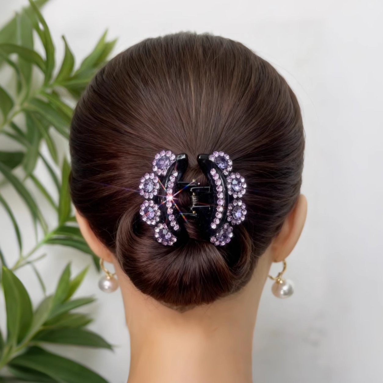 2025新款高级感后脑勺盘发抓夹