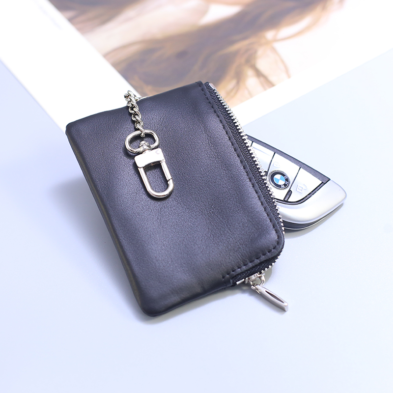 超薄腰挂真皮迷你通用汽车钥匙包