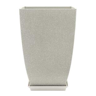 生长魔励仿水泥花盆正方形塑料大号花盆圆形绿植龟背竹发财树花盆