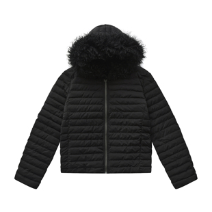 PacShop PANTHER .pac BLACK PUFFER 黑豹鸭绒连帽排骨羽绒服