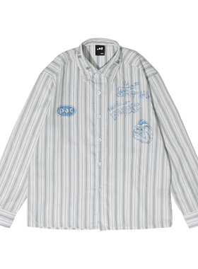 【PacShop】.pac STRIP MALL 条纹衬衫 STRIP MALL STRIPED SHIRT