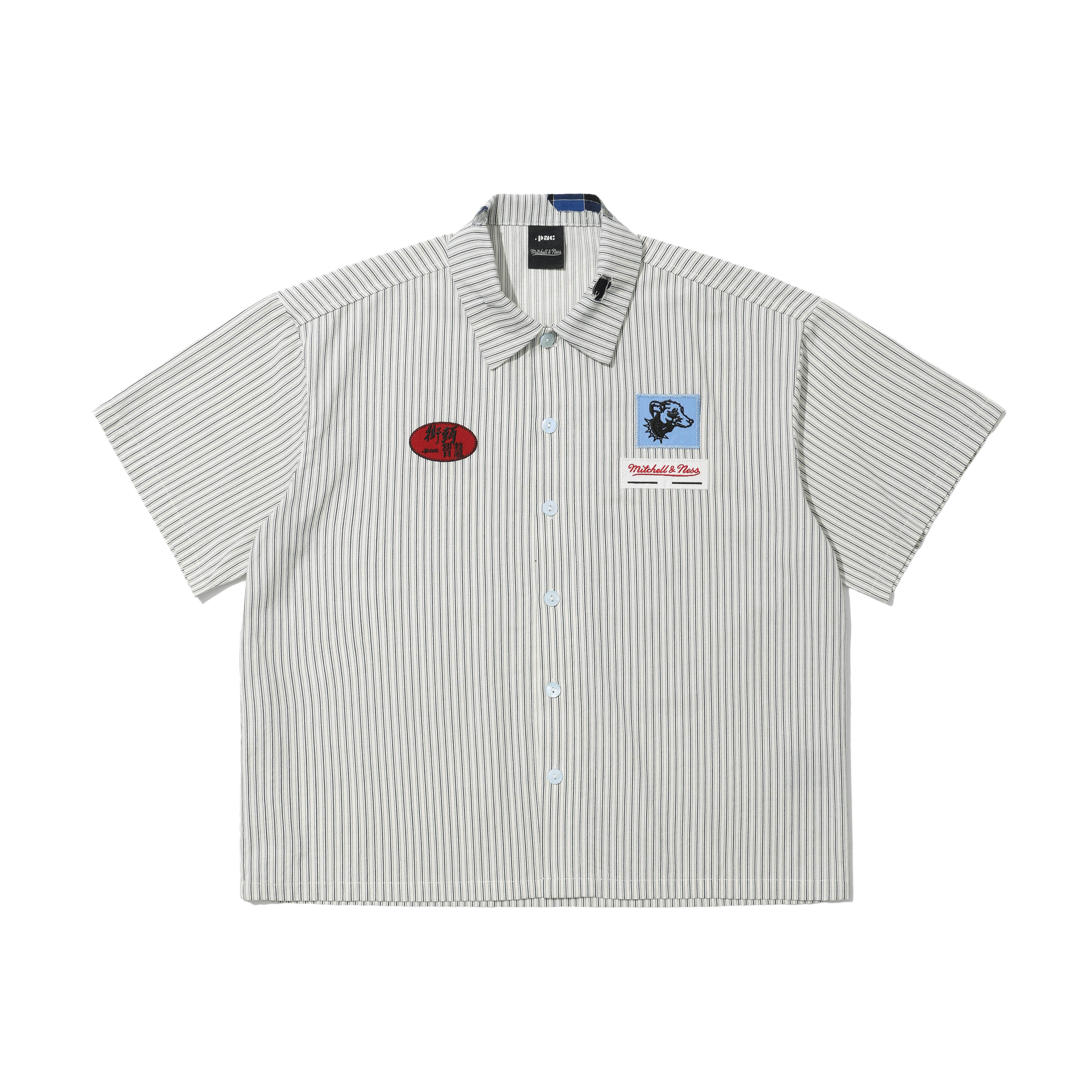 mitchellness.pac联名短袖衬衫