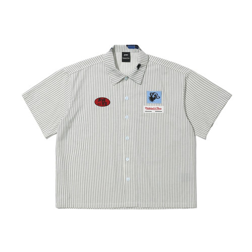 mitchellness.pac联名短袖衬衫