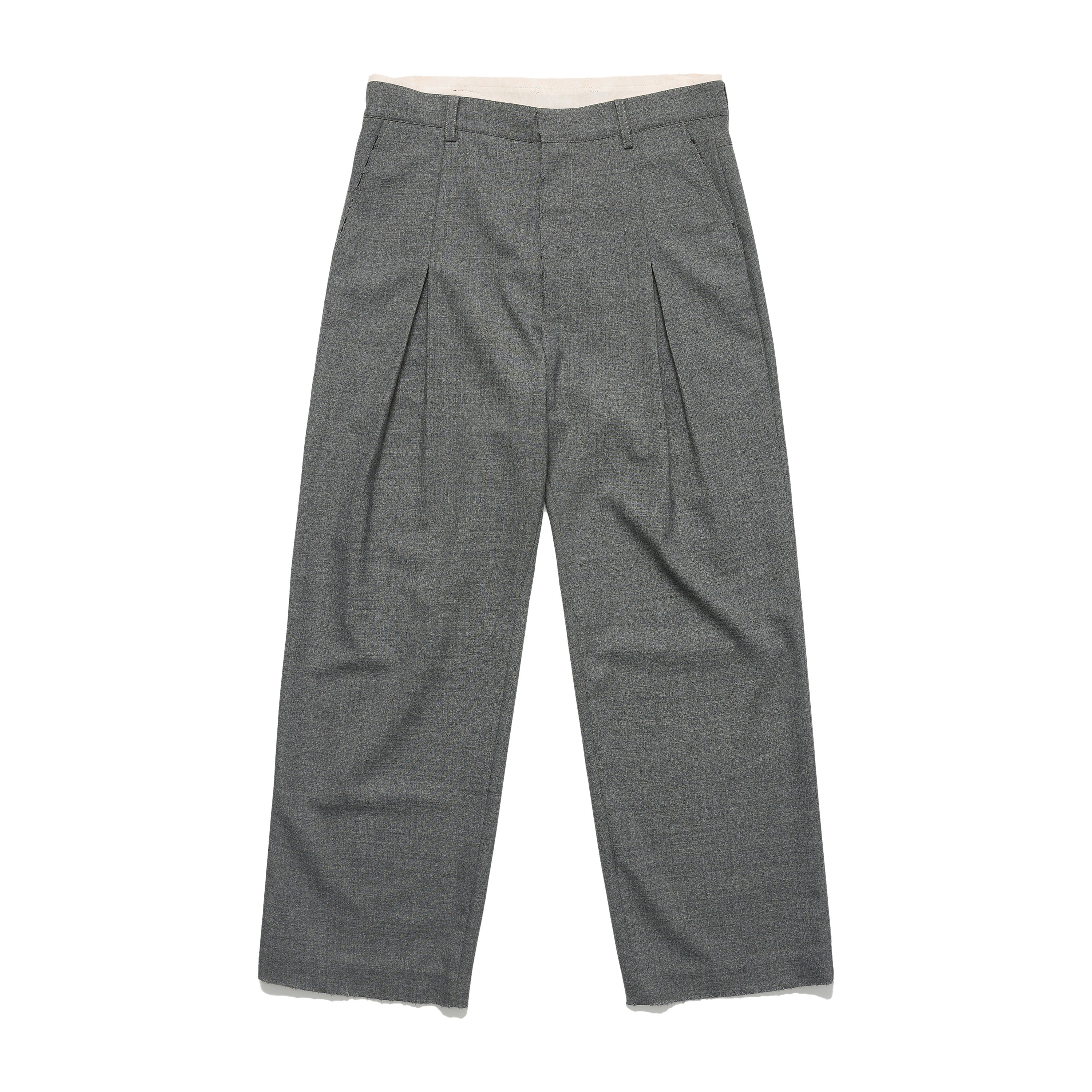 【PacShop】.pac 进口羊毛凡立丁单褶沙滩西裤 BEACH TROUSERS
