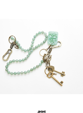 【PacShop】JADE GARDEN 绿东陵玉石裤链 JADE GARDEN CHAIN