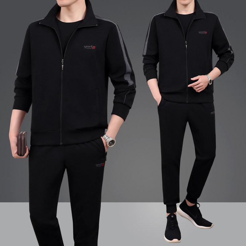新款休闲运动服套装女春秋三件套