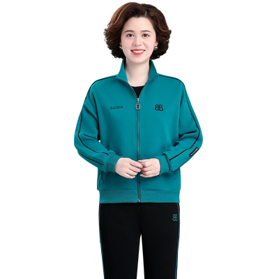 新款休闲运动服套装女春秋两件套