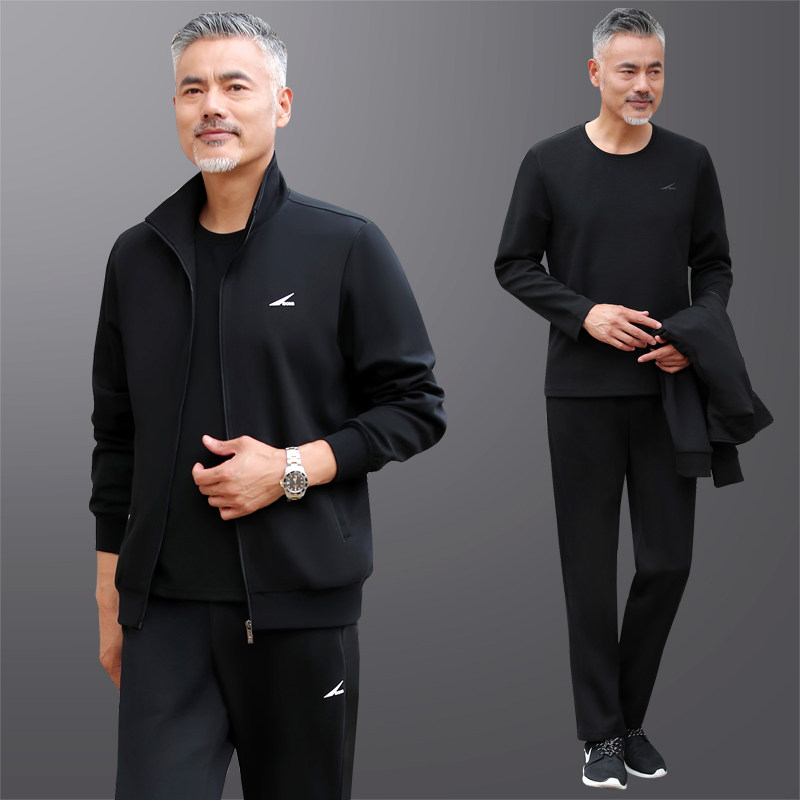 男士休闲运动套装春秋冬季运动服
