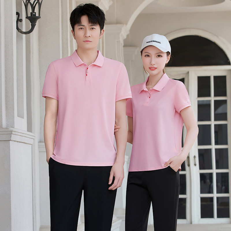 polo衫短袖男女夏季同款运动服套装夏款休闲情侣T恤半袖上衣薄款