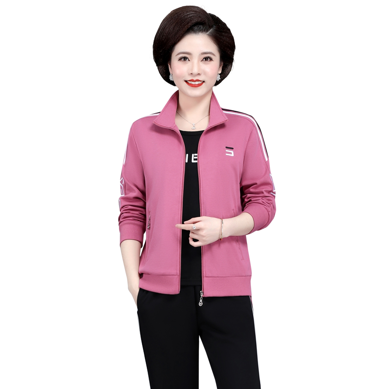 新款休闲运动服套装女春秋三件套