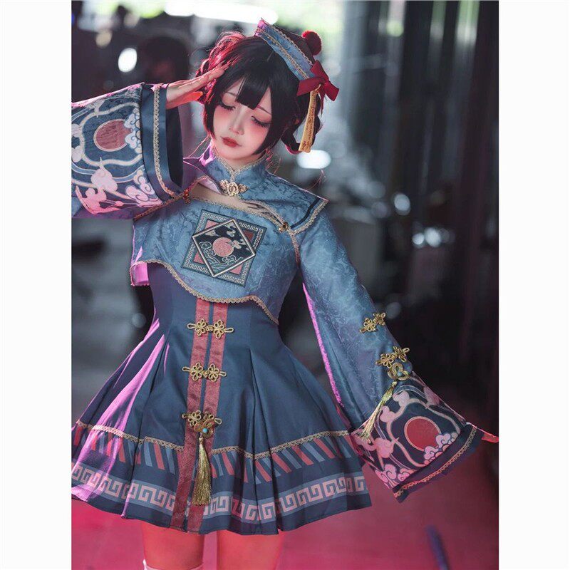 抖音同款万圣节cosplay僵尸服网红cos服可爱洛丽塔萝莉连衣服全套