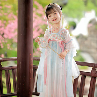 新品2025原创套装【亲子汉服】春季新款改良亲子古风中国风明制