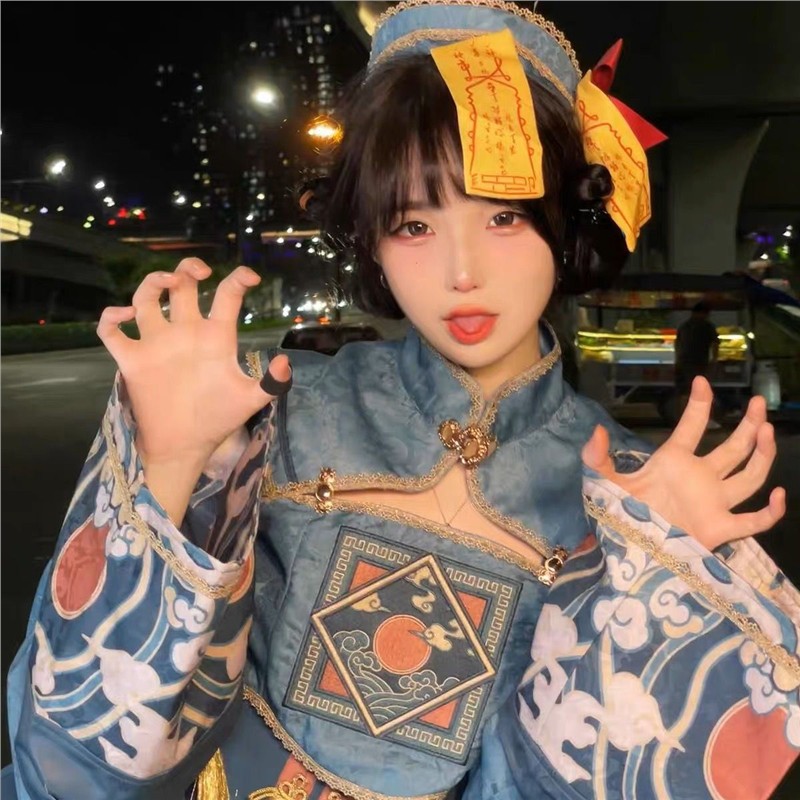 网红可爱小僵尸lolita原创设计洛丽塔正版轻lo裙cosplay连衣裙