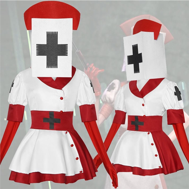 黑暗欺骗cos收割者护士暗黑密室逃脱cosplay游戏舞台表演服万圣节