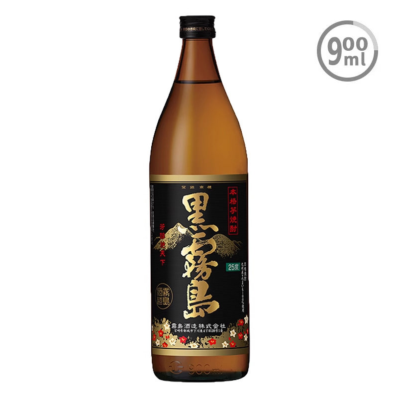 可泡梅子酒 黑雾岛烧酒本格烧酎甘薯芋烧酒日本进口地瓜烧900ml