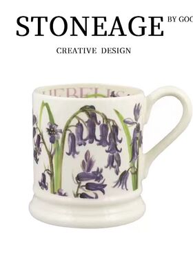 司墨2025新款景德镇陶瓷咖啡杯颜值釉下彩花卉杯碟组合外国人送礼