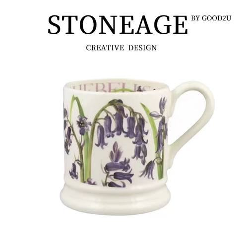 司墨2025新款景德镇陶瓷咖啡杯颜值釉下彩花卉杯碟组合外国人送礼