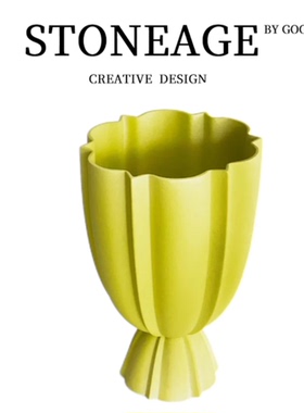 SoftServe柔软供应 DonuTall高颜值大号陶瓷插花客厅简约花瓶