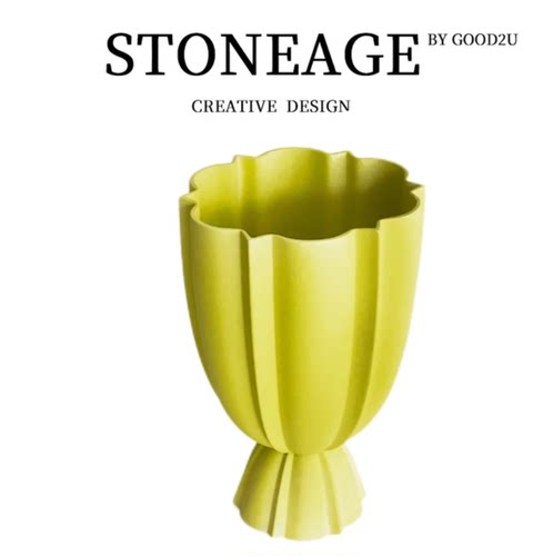 SoftServe柔软供应 DonuTall高颜值大号陶瓷插花客厅简约花瓶