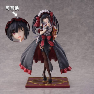 動漫周邊美少女模型擺件 約會大作戰時崎狂三手辦囁告篇帙二次元