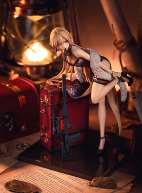 少女前线游戏周边OTS-14紫雨心手办二次元美少女模型机箱桌面摆件