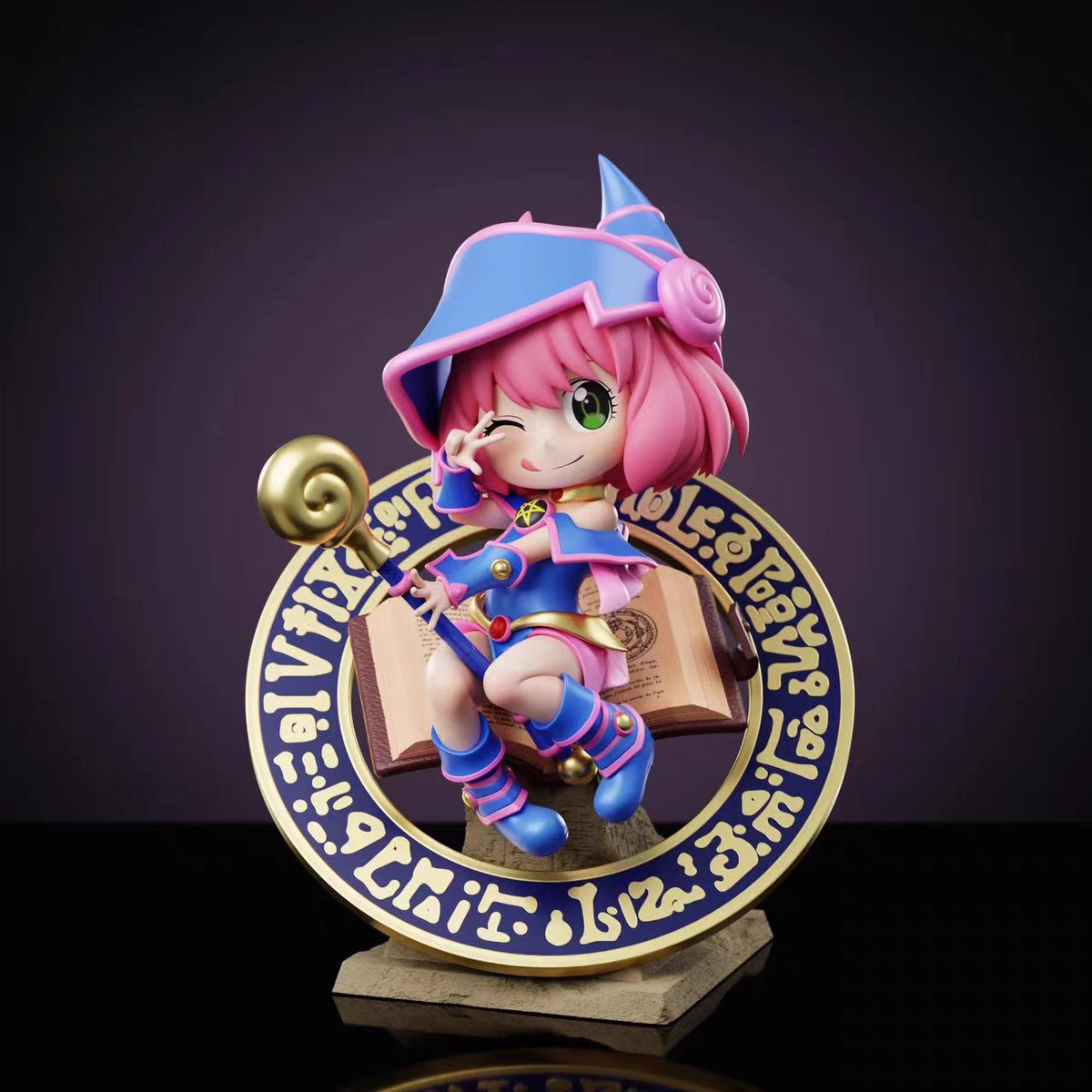 【全款】间谍过家家阿尼亚cos黑魔导少女手办游戏王美少女摆件