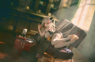 碧蓝航线埃吉尔手办港区的龙女仆二次元游戏周边美少女模型摆件