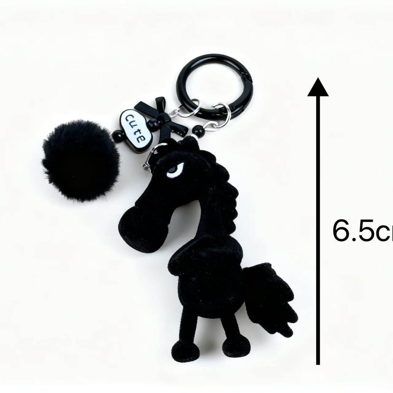 2026马年新款黑马毛绒公仔天选钥匙扣高冷挂件吉祥物包包挂饰,节庆用品/礼品,钥匙扣,淘宝优惠券,粉丝福利购,淘宝优惠卷