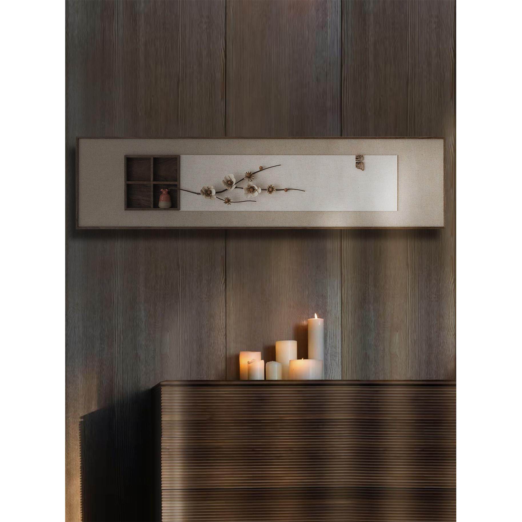 侘寂风客厅背景墙书房茶室墙上墙面装饰挂件壁饰墙饰品立体挂饰,家居饰品,壁饰,淘宝优惠券,粉丝福利购,淘宝优惠卷