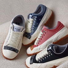 VTVN硫化鞋流星系列三角厚底增高板鞋男女鞋小众复古帆布鞋小白鞋