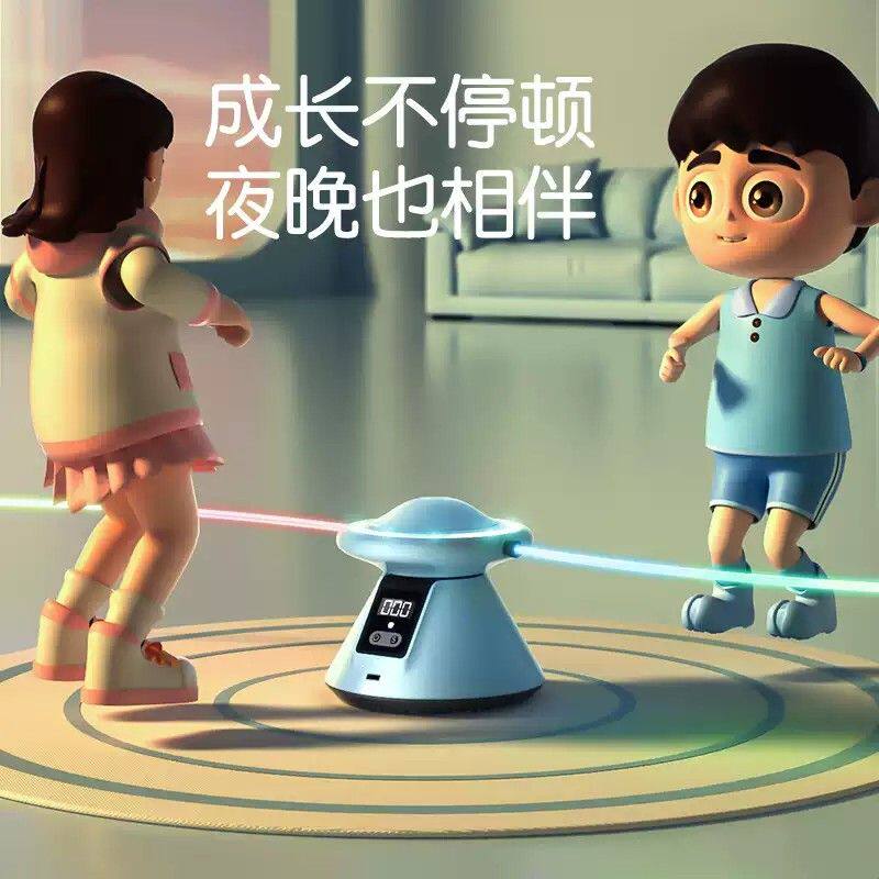 智能跳绳机幼儿园小朋友入门专用计数发光3岁辅助训练跳神不打结