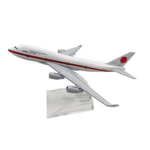 日本总统B747飞机模型16厘米合金航模仿真静态航空收藏摆件