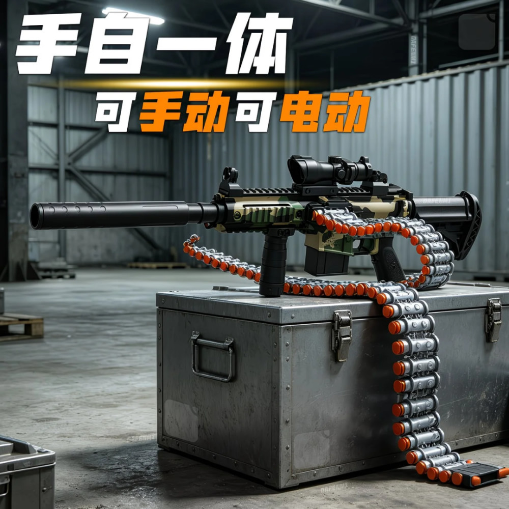 三角洲行动玩具枪软弹射击电子打靶M416电动计分训练儿童礼物