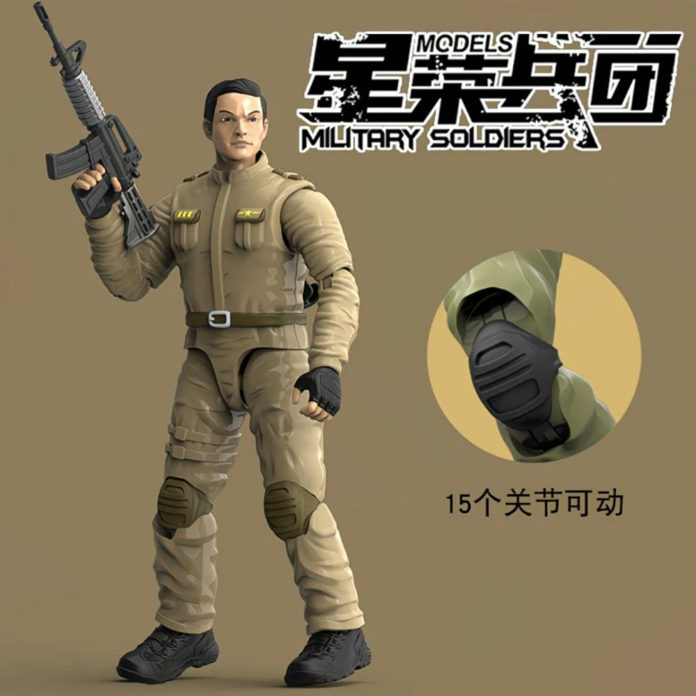 九言兵人仿真1:9特种兵可动人偶玩具兵人静态摆件模型礼品
