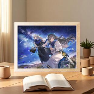 重返未来1999拼图相框周边木质可挂墙现货摆件益智玩具儿童礼物6