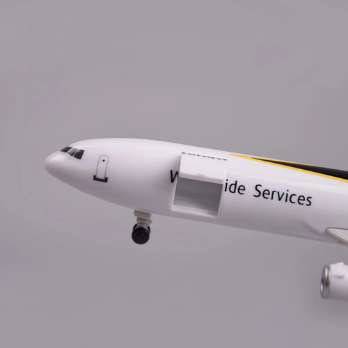 dc10-10飞机模型合金带轮20cm美国UPS运输机麦道MD-11航空仿真客