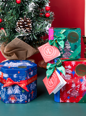 意大利进口venchi闻绮鱼子酱巧克力礼盒铁书送女友情人节新年礼物