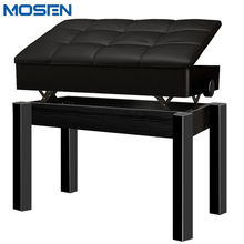 莫森电钢琴凳子可升降双人单人实木家用钢琴凳液压可调节古筝琴凳