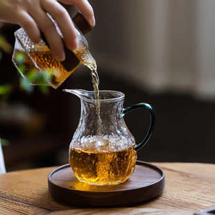 公道杯玻璃高档耐热茶器2025新款大容量加厚高硼硅泡茶高颜值