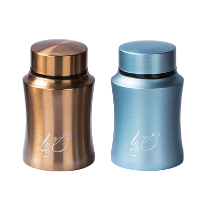 京适不锈钢复古中式茶叶罐