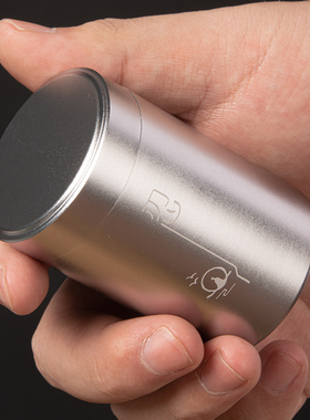 银色茶叶罐密封便携式迷你小茶罐旅行随身包装盒储存装茶叶的罐子