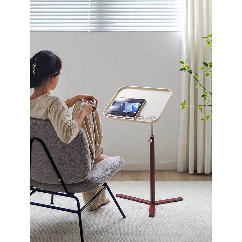 北欧沙发边几茶几家用可移动笔记本电脑书桌折叠桌床边升降小桌子