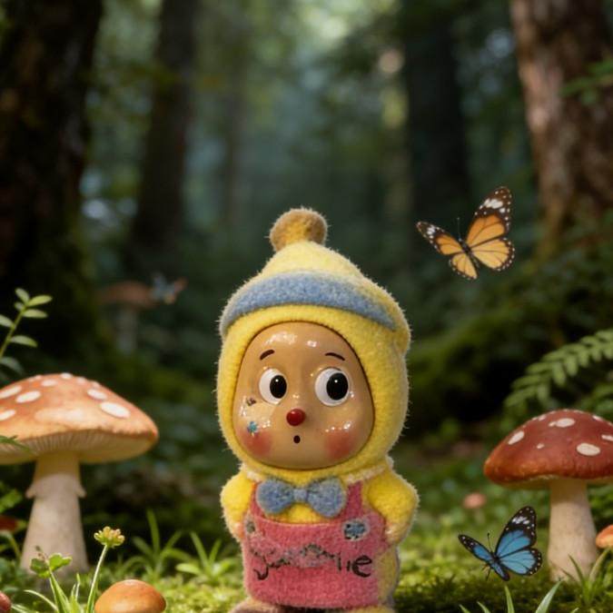 【个人单】【植绒马戏团小丑】10个颜色桌面摆件,家居饰品,流水摆件,淘宝优惠券,粉丝福利购,淘宝优惠卷