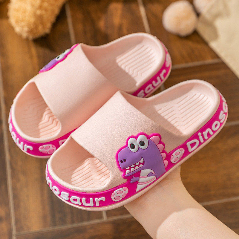 回力儿童拖鞋夏季男童男孩2026新款防滑浴室内外穿恐龙女童卡通拖
