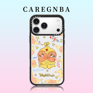 CAREGNBA联名星星人系列适用苹果17ProMax手机壳新款iPhone16pro15plus可爱14网红爆款高级12防摔11创意13xsr