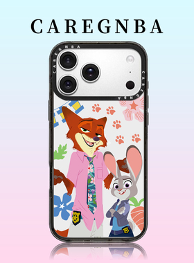 CAREGNBA尼克朱迪合照适用苹果17ProMax手机壳新款iPhone16pro情侣15plus14卡通13超好看12保护套防摔11女/XS