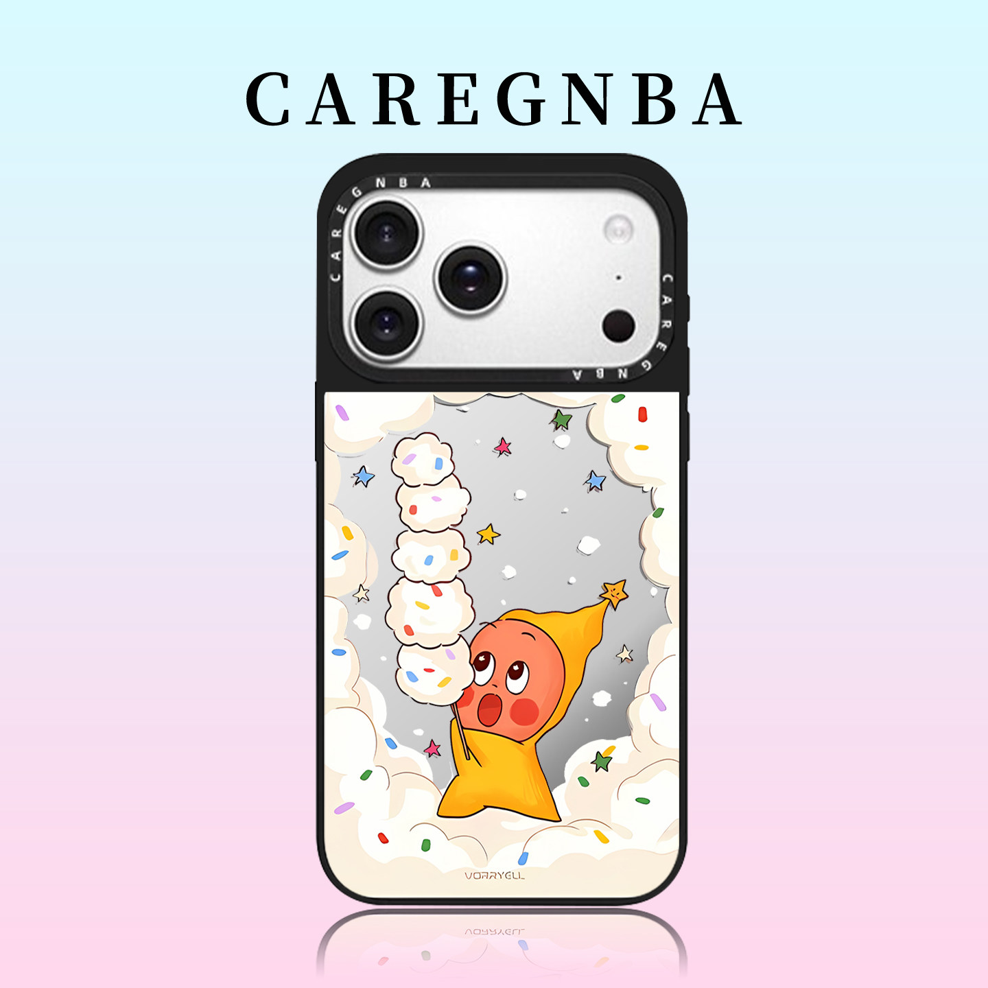 CAREGNBA联名云朵棉花糖星星人适用苹果17ProMax手机